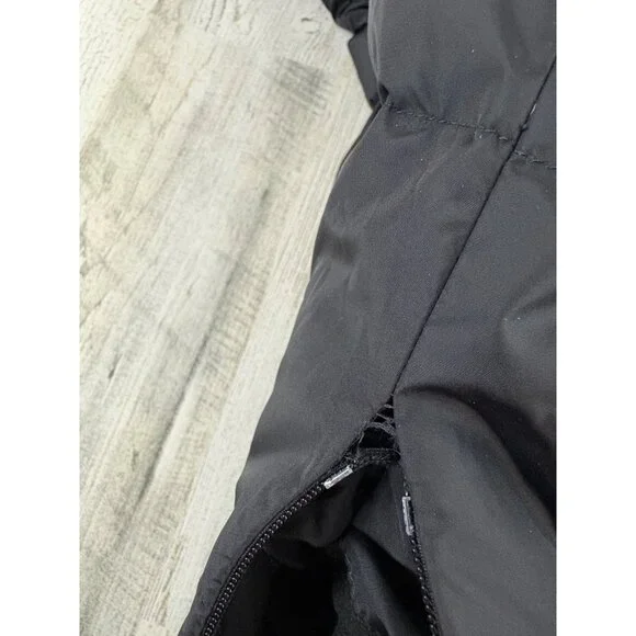 Herno Womens Black A Line Down Filled Nylon Chamonix Puffer Jacket Coat Sz 50 14 - Picture 12 of 16